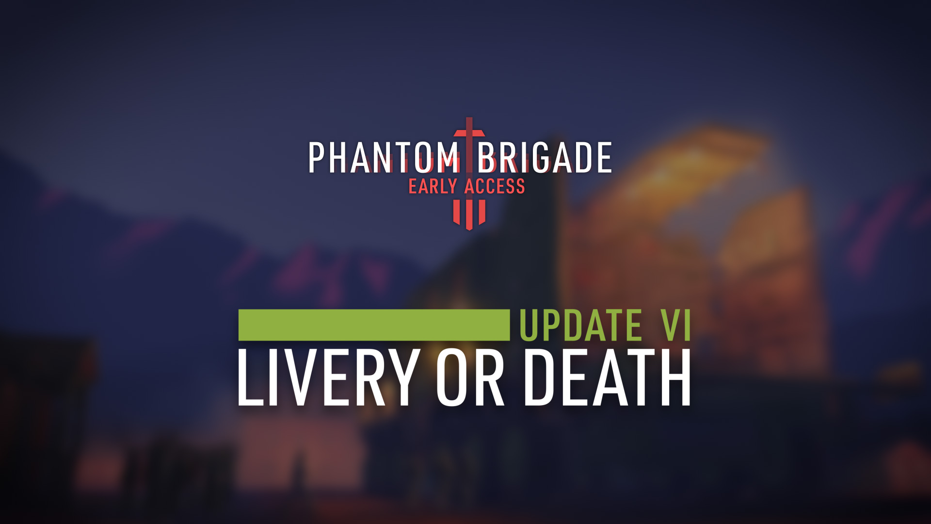 Phantom Brigade Update 6: Livery or Death